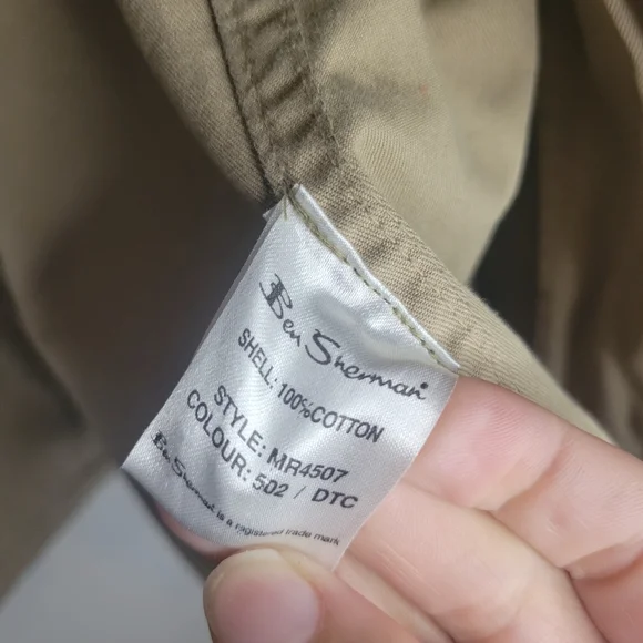 Ben Sherman Tan Light weight Jacket - Picture 4 of 7